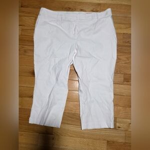 New With Tags Lane Bryant The 4 Seasons Slim Capri Size 26 Mid Rise In White